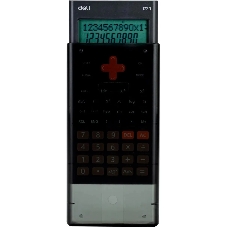 Калькулятор научный Deli E1720-black черный 12-разр.