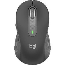 Мышь беспроводная Logitech Signature M650 графитовый, 4000 dpi, радиоканал, Bluetooth, USB, кнопки - 5