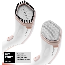 Отпариватель Kitfort КТ-929-1 белый/коричневый, 1600 Вт, 20 г/мин, 240 мл