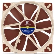 Вентилятор корпусной Noctua NF-A20 5V PWM, 200 мм, 350-800 об/мин, 18.1 дБ, 4-pin PWM, без подсветки