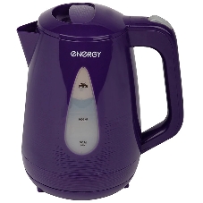 Электрочайник Energy E-214 фиолетовый, 1.7 л, 2200 Вт, скрытый нагревательный элемент