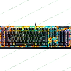 Клавиатура Razer BlackWidow V4 X Green Switch Pokemon Kanto Starters Edition проводная, USB Type-A, желтый