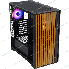 Компьютерный корпус Aerocool / Formula TimberLine T0 черный без БП mATX 6x120мм 6x140мм 2xUSB3.0 audio