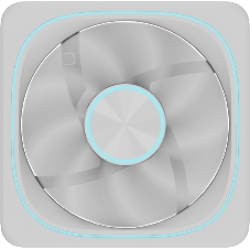Вентилятор для корпуса Formula Air Fusion 1 WH Reverse ARGb 120х120x28 белый 4-pin 35.97дБ (упак.:1шт) (AIR FUSION 1 WH REVERSE) Ret