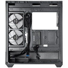 Компьютерный корпус Chieftec Vista черный без БП ATX 3x120мм 1xUSB2.0 1xUSB3.0 1xUSB3.1 audio bott PSU