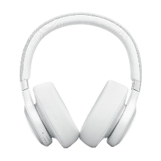 Беспроводные/проводные наушники JBL Live 770NC белый, полноразмерные, Bluetooth + проводной, адаптивное шумоподавление