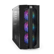 Компьютерный корпус Miditower ExeGate EVO-9205-NPX700 (ATX, БП 700NPX с вент. 12 см, с окном, 1*USB+1*USB 3.0, аудио, 3 вент. 12см с RGb подсветкой)