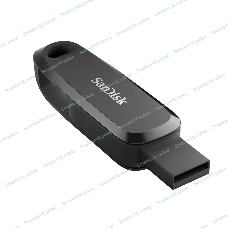 Флешка USB SanDisk SDDDC6 (SDDDC6-128G-G46), 128Gb USB3.2/Type-C, R/W 100/30, черная