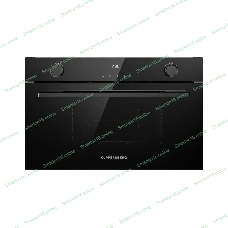 Встраиваемая микроволновая печь Kuppersberg HMW 611 BB, High-Tech, 34 л, поворотное/сенсорное управление, мощность 900 Вт, 5 уровней мощности, 10 автоматических программ, размораживание, гриль, конвекция, поворотный стол, черный