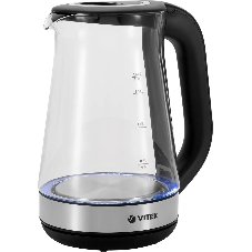Чайник Vitek VT-1181 стекло Мощность: 2200 Вт. Объем: 1.7 л