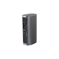 Док-станция Vention TPJH0-EU, USB Type-C, HDMI/VGA/USB/RJ45/SD/3.5мм/PD/DC, USB Type-C