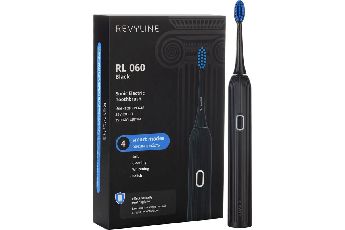 Электрическая зубная щетка Revyline RL 060, чёрная