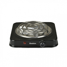 Плита настольная электрическая Blackton Bt HP102B чёрный, 1 кВт, ТЭН, конфорки - 1, нержавеющая сталь, поворотные переключатели