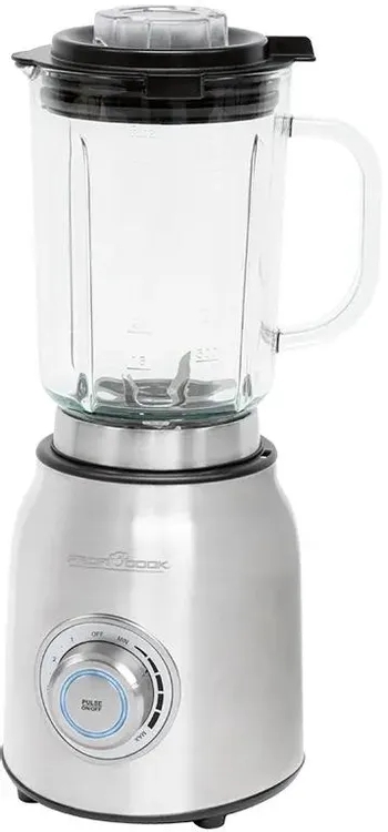 Блендер стационарный Profi Cook PC-UM 1207 inox серебристый, 1200 Вт, 4 скорости, турбо