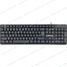 Клавиатура проводная Defender Daily HB-162, USB, черный
