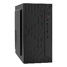 Компьютерный корпус Minitower ExeGate BAA-303M-AAA350 (mATX, БП AAA350 с вент. 8см, 2*USB, HD Audio, черный)