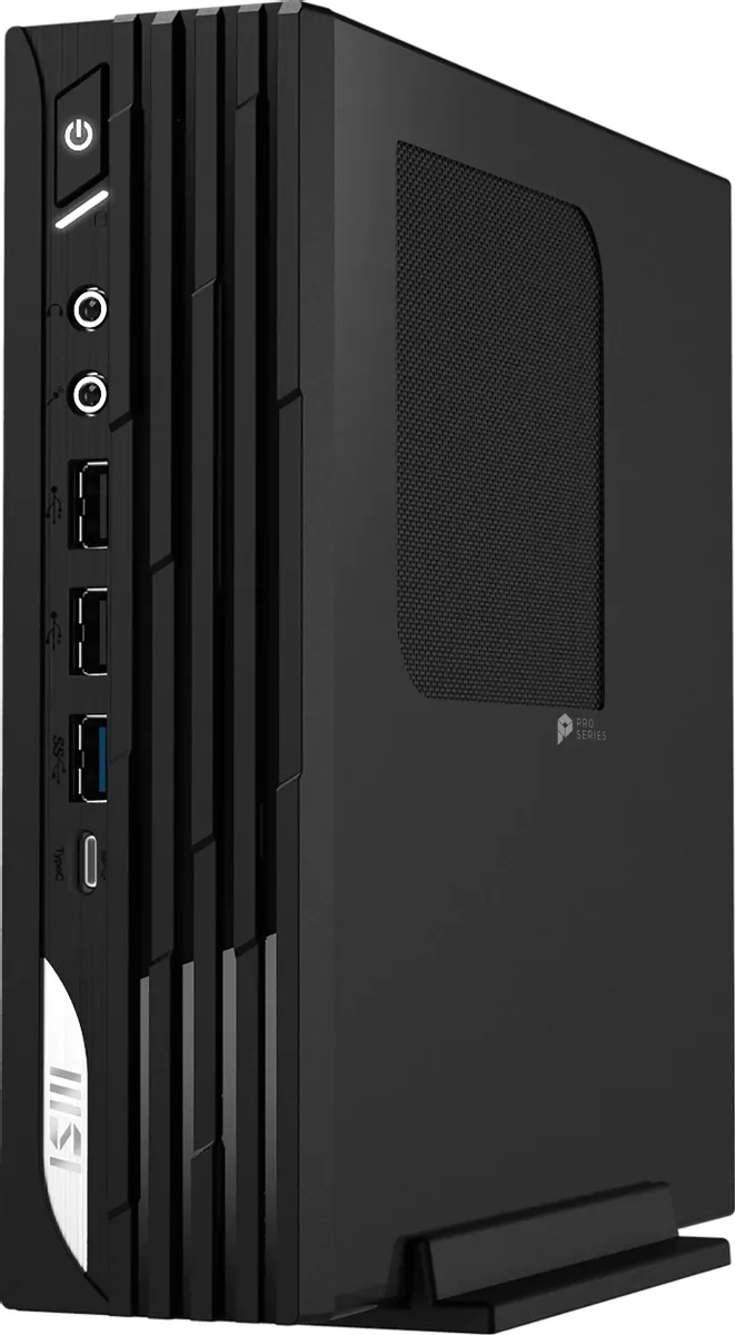 Мини-ПК MSI Pro DP21 13M Mini Core i3-14100 (3.5GHz), 8Gb DDR4 SO-DIMM, 512Gb SSD M.2, Intel UHD Graphics 730, noDVD, WiFi, BT, 120W, VESA, COM Port, no keyboard&mouse, noOS, 1y war-ty (9S6-B0A431-1071)