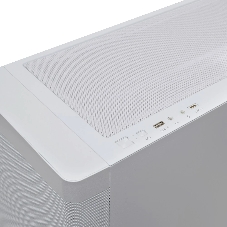 Компьютерный корпус без блока питания HSPD M740, Mesh Mid Tower, белый, TG, 0.6 SPCC, no fans, E-ATX, ATX, mATX, mITX, 170/400/200мм, 4x2.5