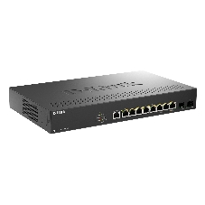 Коммутатор D-Link DGS-1210-10XP/ME/C1A, 8×1 Гбит/с + 2×10 Гбит/с SFP+, управляемый