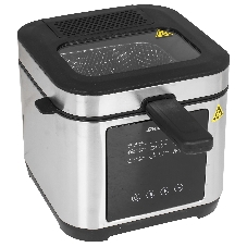 Фритюрница-фондю Steba DF 150 F серебристый/чёрный, 1200 Вт, 2.5 л, 0.8 кг, таймер