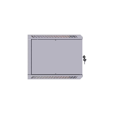 Шкаф коммутационный Suprlan (05-1206) настенный 12U 600x600 мм пер. дв. стекл направл. под закл. гайки 70 кг RAL 7035 535 мм 26.22 кг 620 мм