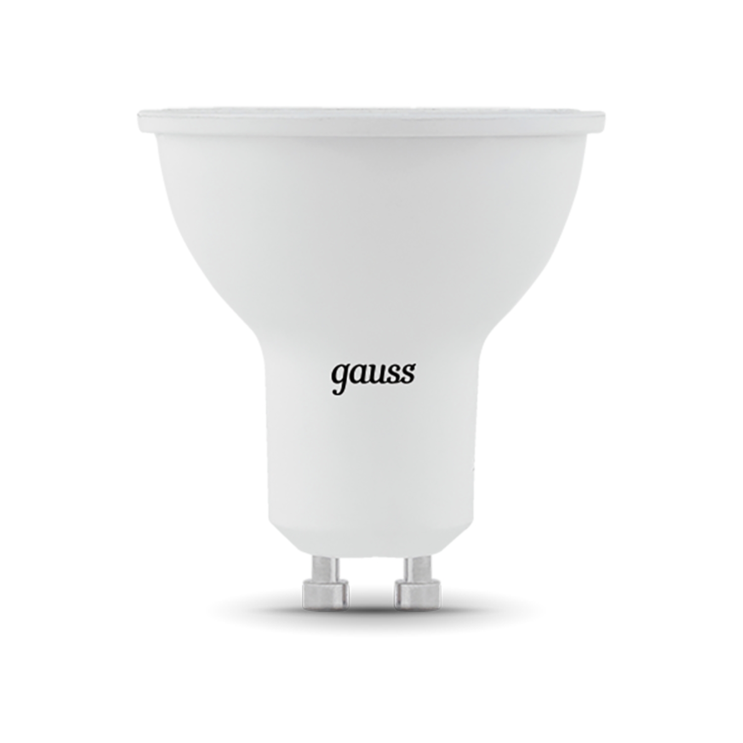 Лампа светодиодная Gauss 101506309 LED 9 Вт 860 Лм 6500К GU10 софит MR16 холодная черный