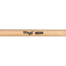 Барабанные палочки STAGG SM5B деревянные, размер 5B, материал клен, 2 шт., подобранная пара по весу, цвету и звучанию, размеры (в упаковке) 410х20х20 мм, вес (в упаковке) 0,1 кг