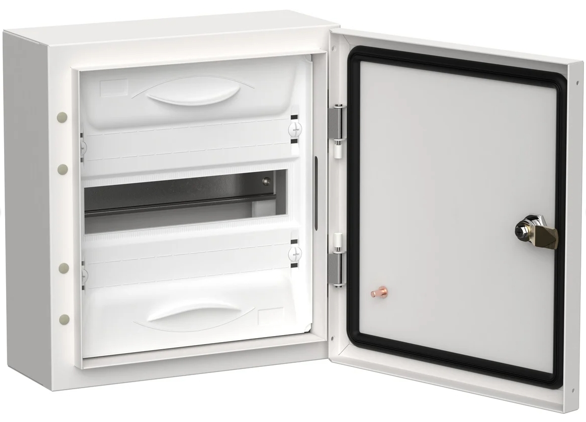 Корпус IEK TITAN 5 ЩРн-12, Металлический, Белый