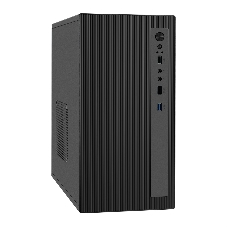 Компьютерный корпус Minitower ExeGate BAA-303MU-UNS450 (mATX, БП UNS450 с вент. 12см, 2*USB+1*USB 3.0, HD Audio, черный)