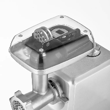 Мясорубка электрическая CASO FW 2500 серебристый, 2500 Вт, 2.5 кг/мин, реверс, защита от перегрузки, насадки - 5
