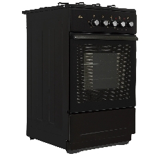 Плита комбинированная Flama RK 2201 B коричневый, конфорок 4 шт, духовка 50 л, 50 см x 85 см x 60 см