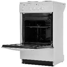 Плита электрическая De Luxe 5004.12э белый, конфорок 4 шт, духовка 43 л, 50 см x 85 см x 50 см