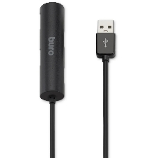 USB-концентратор Buro BU-HUB4-0.5R-U2.0, USB 2.0, USB 4 порта, USB
