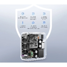 Сетевое зарядное устройство на рабочий стол 100Вт Ugreen CD328, 1хUSB-A, 3хUSB-C, PD 3.0, QC 4.0+, GaN, Space Gray (90928)
