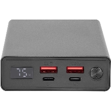 Портативный аккумулятор Digma DGPD100WA 20000mAh QC3.0/PD3.0 100W 5A 2xUSB-A/2xUSB-C черный