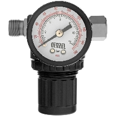 Регулятор давления с манометром Denzel R1500, 12 бар, 1/4