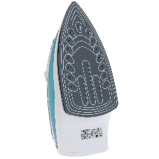 Утюг Delta LUX DL-352 белый с бирюзовым, 2200 Вт, 30 г/мин, 140 г/мин, 300 мл