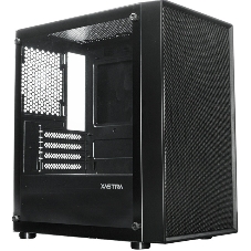 Компьютерный корпус XASTRA A305M 3FRGb Black mATX/Mesh/ tempered glass / 2x140мм + 1x120мм FRGb fans/ A305M-2FC14F-1FC12F