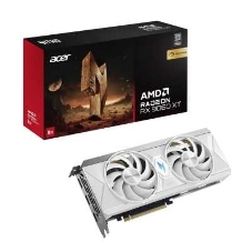 Видеокарта Acer RX9060XT NITRO WHITE OC 8Gb GDDR6 128bit 2xDP HDMI 2FAN RTL