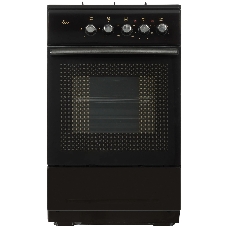 Плита комбинированная Flama RK 2201 B коричневый, конфорок 4 шт, духовка 50 л, 50 см x 85 см x 60 см