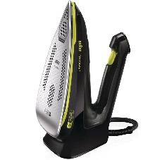 Утюг Braun FI7255GR черный/зеленый, 2000 Вт, 55 г/мин, 240 г/мин, 350 мл