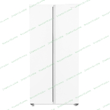 Холодильник Maunfeld MFF177NFWE белый двухкамерный 263/170л морозилка сбоку, No Frost, Side by Side