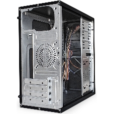 Компьютерный корпус Minitower ExeGate BA-202-UNS500 (mATX, БП UNS500 с вент. 12см, 2хUSB, аудио, черный)