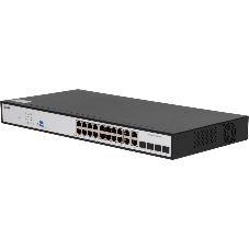 Коммутатор SNR SNR-S2300G-16TC-POE, 16×1 Гбит/с PoE + 4×1 Гбит/с Combo, управляемый