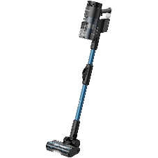 Пылесос вертикальный Grundig VCP 9330 черный/синий, питание от аккумулятора, 150 Вт, уборка сухая, пылесборник 0.5 л