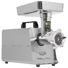 Мясорубка электрическая HOLT HT-MG-010 серый, 3300 Вт, 3.5 кг/мин, реверс, насадки - 4