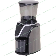 Кофемолка электрическая жерновая Kitfort КТ-784 черный/серебристый, 165 Вт.