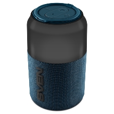 Колонка портативная SVEN PS-130 blue (10 Вт, USB, Bluetooth, питание от USB/аккумулятора)
