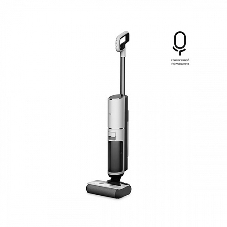 Пылесос вертикальный BQ VCA1002W белый/черный, питание от аккумулятора, 30 Вт, уборка влажная/сухая, пылесборник 0.75 л, бак для жидкости 0.85 л, работа от АКБ max 45 мин