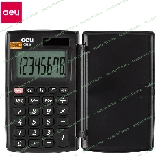 Калькулятор карманный Deli E39219 серый 8-разр.
